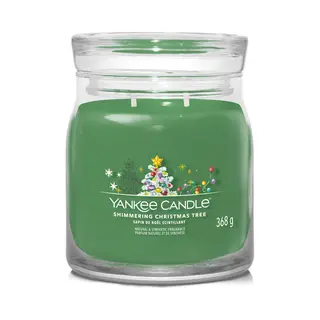 Yankee Candle Shimmering Christmas Tree kaars Cylinder Groen 1 stuk(s)