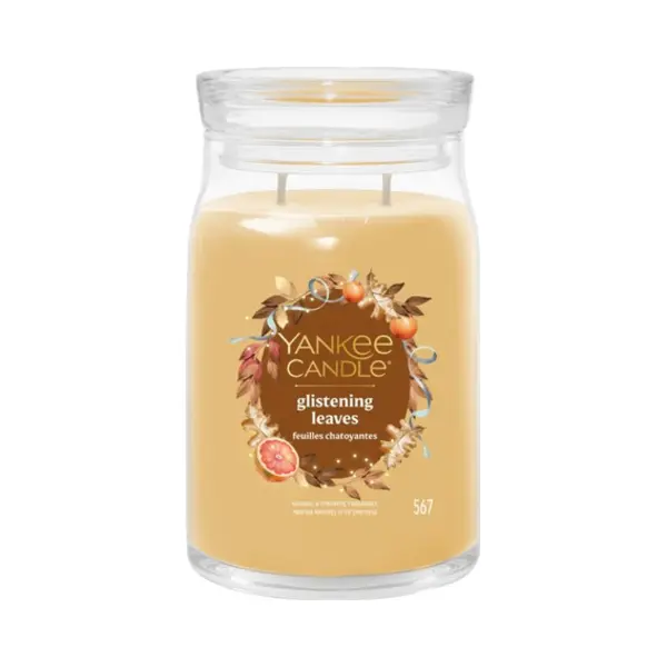 Yankee Candle 2653162E wax candle Round Citrus Transparent, Yellow 1 pc(s) thumbnail