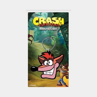 Crash Bandicoot Extra Life - Rubberen Sleutelhanger