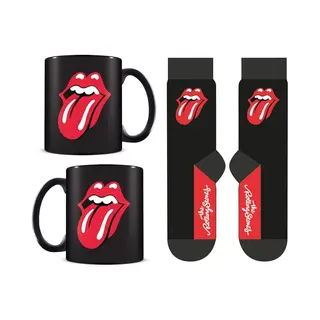 Pyramid Rolling-Stones-Tasse Und Sockenset