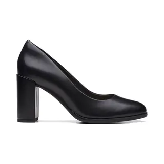 Clarks Freva 85 Court Damespumps, Zwart., 42 Eu