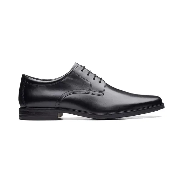 Clarks Howard Walk - Heren Veterschoen - Zwart - Maat 41 (Eu) 7 (Uk) thumbnail