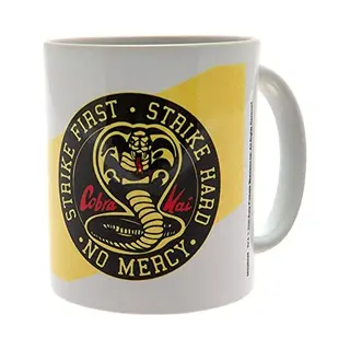 Cobra Kai (No Mercy) Coffee Mug Kaffeebecher, Acrylic, 5.3 Cubic_Centimeters, Cranberry