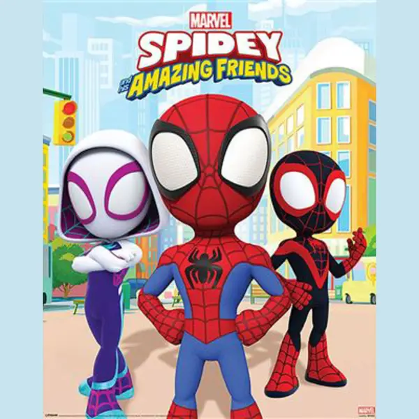 Pyramid Poster Spidey And His Amazing Friends - Power Of 3 40x50cm thumbnail