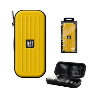 Target Darts Takoma Dart Case Wallet, Regular Size, Yellow | Store 3 Fully Assembled Darts & Accessories | Dart Holder With Zip Lock Pouches, Store