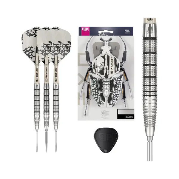 Target Darts Exo Edition 90% Tungsten Steel Tip Darts Set 24G Barrel 02 - Swiss Point Technologie - Pro Grip Shafts - Pro Ultra Flights - Taps thumbnail