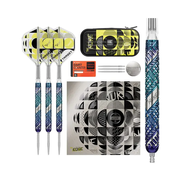 Target Darts Luke Littler Edge 90% Tungsten - Swiss Point Steel Tip Darts - Misc / 23g thumbnail