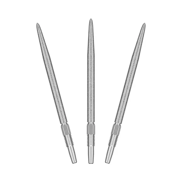 Target Darts Swiss Point Slk Luke Littler Dart Points (3 Pack Set Of Tips) 42MM – Silver | Rough Textured Dart Points, Replacement Steel Dart Tips, thumbnail