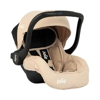 Hti Joie Junior I-Gemm Dolls Car Seat In Stone | Comfort Carry Along Chair | Baby Doll Travel Car Seat With Storage | Integrated Strap Fits Dolls Up To