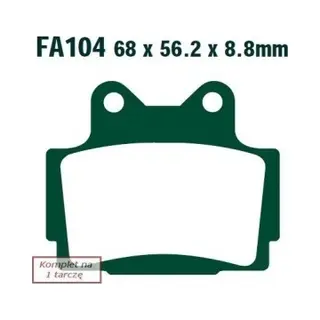 Ebc Brakes FA104HH Brake Pad Set