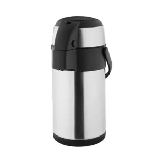 Olympia Pump Action Airpot 25L 330X151mm Stainless Steel Teapot Infuser