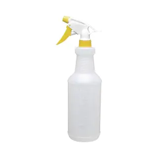 Jantex Trigger Spray Bottle For Cleaning Colour-Coded Yellow, Empty, Refillable 750ml CD816