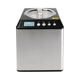 Buffalo Upright Ice Cream Maker 2Ltr - Gelato Machine With Built-in Freezer, Non-Stick Bowl And Motor Protection CM289
