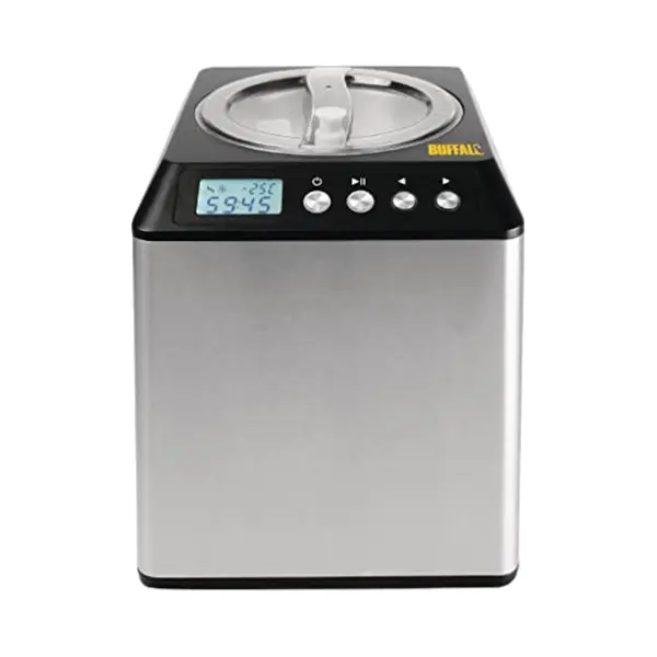 Buffalo Upright Ice Cream Maker 2Ltr - Gelato Machine With Built-in Freezer, Non-Stick Bowl And Motor Protection CM289 thumbnail