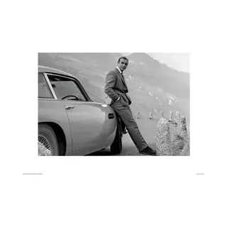 Pyramid Kunstdruk James Bond - Aston Martin 80x60cm