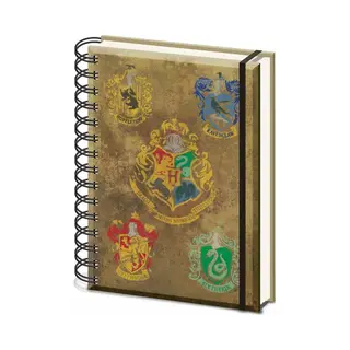Harry Potter Colour Crest A4 Notebook