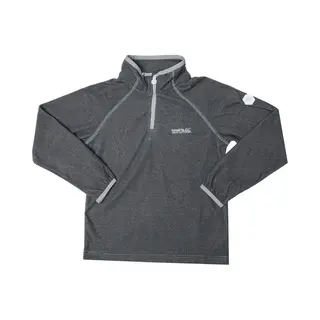 Regatta Loco Lightweight Polyester Quarter Zip Neck Microfleece Jacket Fleece - Light Steel/Light Steel, 9-10