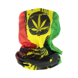 Zac's Alter Ego Halswarmer/Sjaal Bob Marley Rasta Mondkapje Multicolours