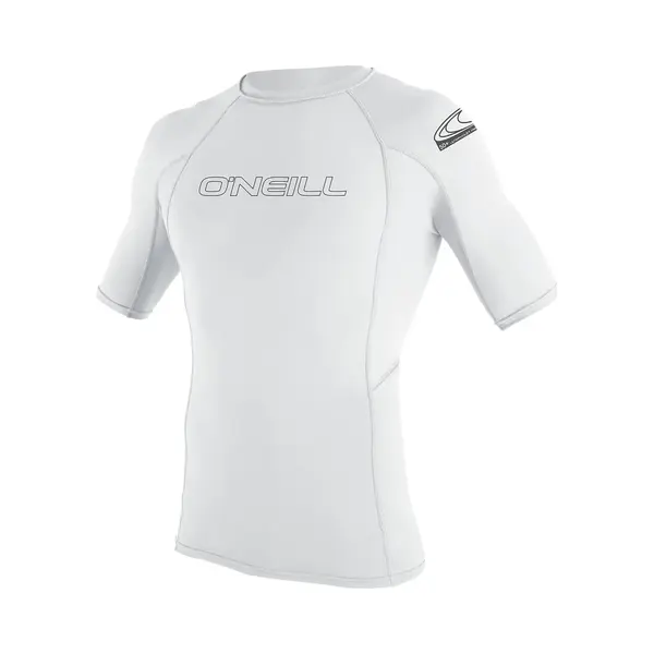 O'Neill Herren Uv Schutz Basic Skins S/S Crew Rash Vest, Weiß, 3XL Eu thumbnail