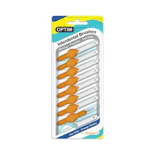 Stoddard Icon Optim Soft Interdental Brushes Xxx Fine -2.0mm Orange - 8 Brush Pack By Stoddard