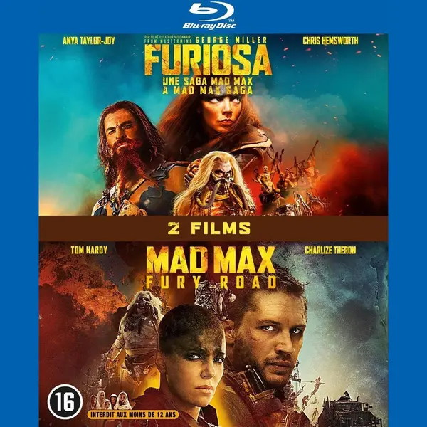 Warner Home Video Furiosa, A Mad Max Saga + Max, Fyru Road Blu-ray thumbnail