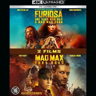Warner Home Video Furiosa - A Mad Max Saga & Mad Max - Fury Road (4K Ultra Hd Blu-ray)