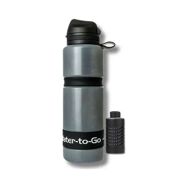 Water To Go Trinkflasche 0, 75 L, Mit Filter - Wasser Direkt Aus Fluss, See Oder Leitung Trinken | Ultraleicht & Bpa-frei | 200L Filterleistung | thumbnail