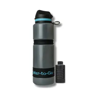 Water to Go WatertoGo Waterfilter Waterfles Drinkfles 75cl Active Milieubewust Blauw Veilig Water Drinken Met Behoud Van De Essentiële Mineralen - Geschikt Voor