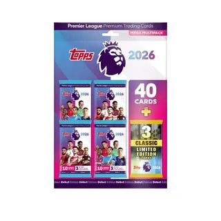 Topps Premier League 2026 Debut Edition Cards Multi Pack (Styles Vary)