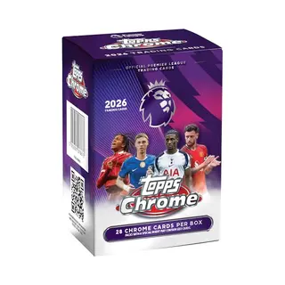 2026 Topps Chrome Premier League Soccer - Factory Sealed - Value Box