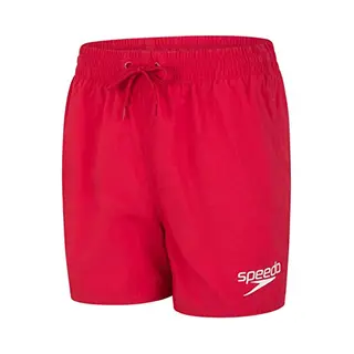 Speedo Jungen 13" Watershorts | Schwimmshorts | Schwimmhose | Schnelltrocknend | Bequeme Passform | Chlorbeständig Fed Red S