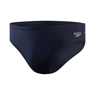 Speedo Men's Eco Endurance+ 7cm Swimming Briefs| Chlorine Resistant | Recycled Fabric | Swim Fitness | Training Swimwear True Navy