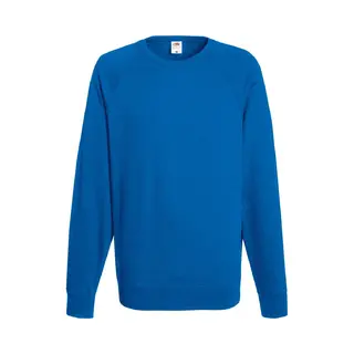 Fruit Of The Loom Heren Lichtgewicht Raglan Sweatshirt (240 Gsm) (Royaal Blauw)