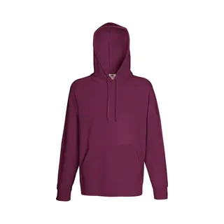 Fruit Of The Loom Heren Lichtgewicht Sweatshirt Met Capuchon / Hoodie (240 Gsm) (Bordeaux)