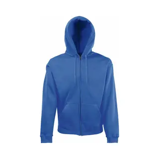 Fruit Of The Loom Herren Zip Front Premium Kapuzenjacke, Blau (Royal), L