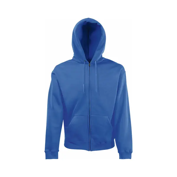 Fruit Of The Loom Herren Zip Front Premium Kapuzenjacke, Blau (Royal), L thumbnail
