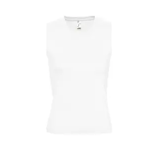 Sol's Sols Moon Damen T-Shirt, Kurzarm, V-Ausschnitt (Medium) (Weiß)