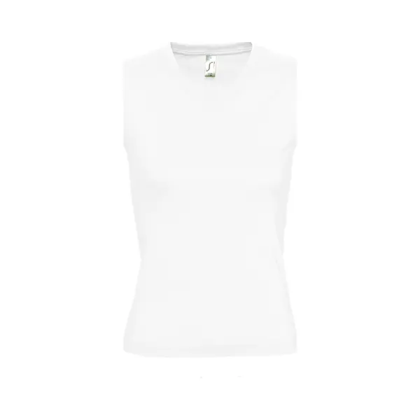 Sol's Sols Moon Damen T-Shirt, Kurzarm, V-Ausschnitt (Large) (Weiß) thumbnail