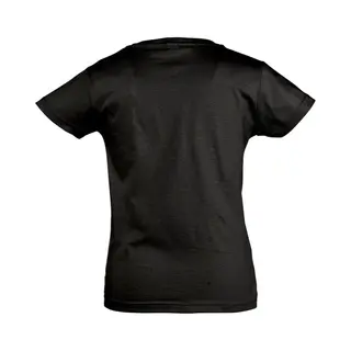 Sol'S Girl's Cherry Short Sleeve T-Shirt In Midnight | Size, 4 Years