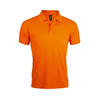 Sol'S Men's Prime Pique Plain Short Sleeve Polo Shirt In Orange | Size, 3XL