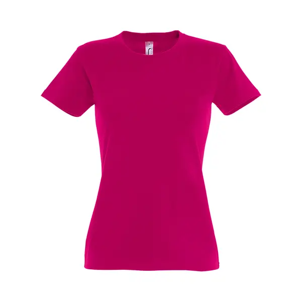 Sol's Sols Imperial Damen T-Shirt, Kurzarm, Rundhalsausschnitt (M) (Fuchsia) thumbnail