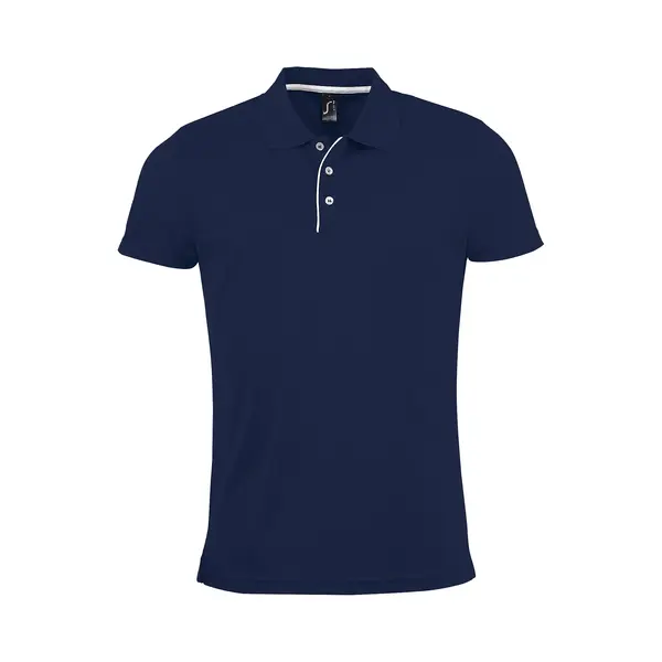 Sol'S Men's Performer Short Sleeve Pique Polo Shirt In Navy | Size, 2XL thumbnail