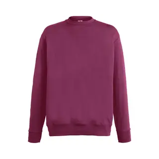Fruit Of The Loom Heren Lichtgewicht Set-In Sweatshirt (Bordeaux)