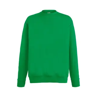 Fruit Of The Loom Heren Lichtgewicht Set-In Sweatshirt (Kelly Groen)
