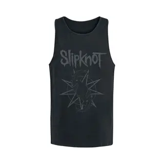 Slipknot Goat Star Logo Tank-Top Schwarz In S