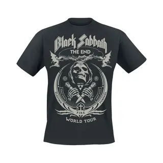 Black Sabbath The End Grim Reaper T-Shirt Black
