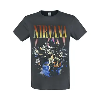 Nirvana Amplified Collection - Unplugged In New York T-Shirt Charcoal
