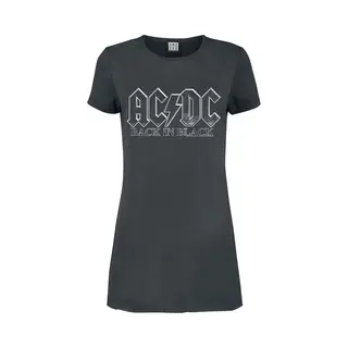 Ac/Dc Mini-jurk - Amplified Collection - Back In Black - S - Voor Vrouwen - Actraciet
