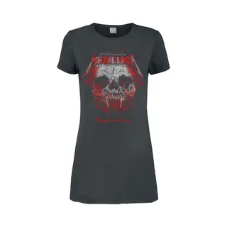 Metallica Amplified Collection - Wherever I May Roam Mini Dress Charcoal