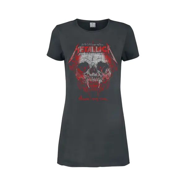 Metallica Mini-jurk - Amplified Collection - Wherever I May Roam - S Tot Xxl - Voor Vrouwen - Actraciet thumbnail